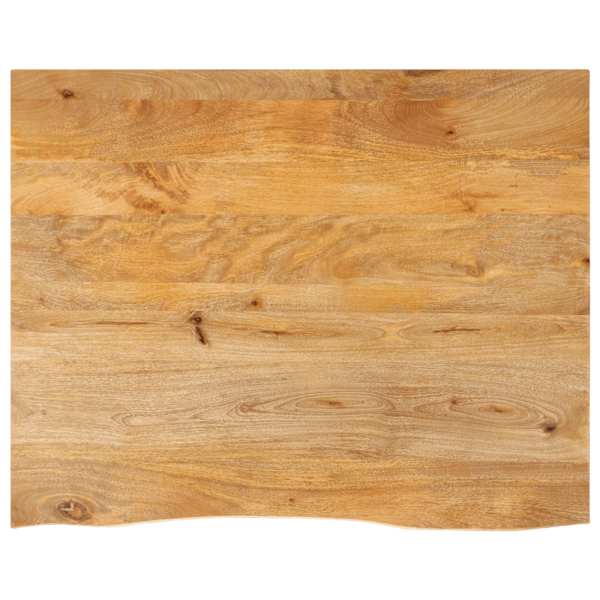 vidaXL lauaplaat, naturaalse servaga, 110 x 80 x 2,5 cm, mangopuit