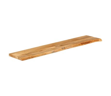vidaXL Tischplatte mit Baumkante 140x20x3,8 cm Massivholz Mango