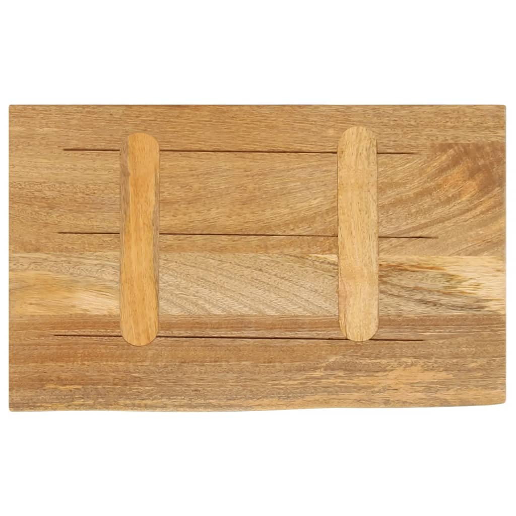 vidaXL Tafelblad met natuurlijke rand 50x30x3,8 cm massief mangohout bruin, foto 3