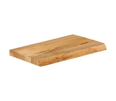 vidaXL Table Top Live Edge 50x40x3.8 cm Solid Wood Mango