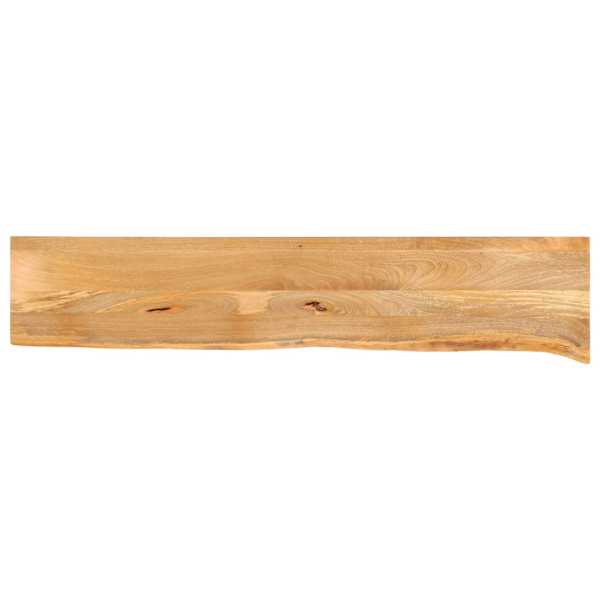 vidaXL lauaplaat, naturaalse servaga, 160 x 40 x 3,8 cm, mangopuit
