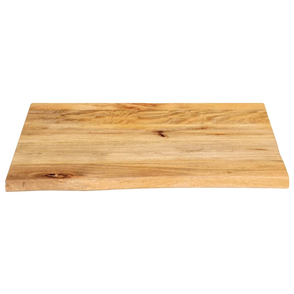 vidaXL Tafelblad met natuurlijke rand 60x60x3,8 cm massief mangohout bruin, foto 3