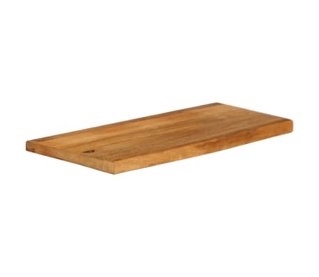 vidaXL Dessus de table &agrave; bord vivant 90x20x2,5 cm bois massif manguier