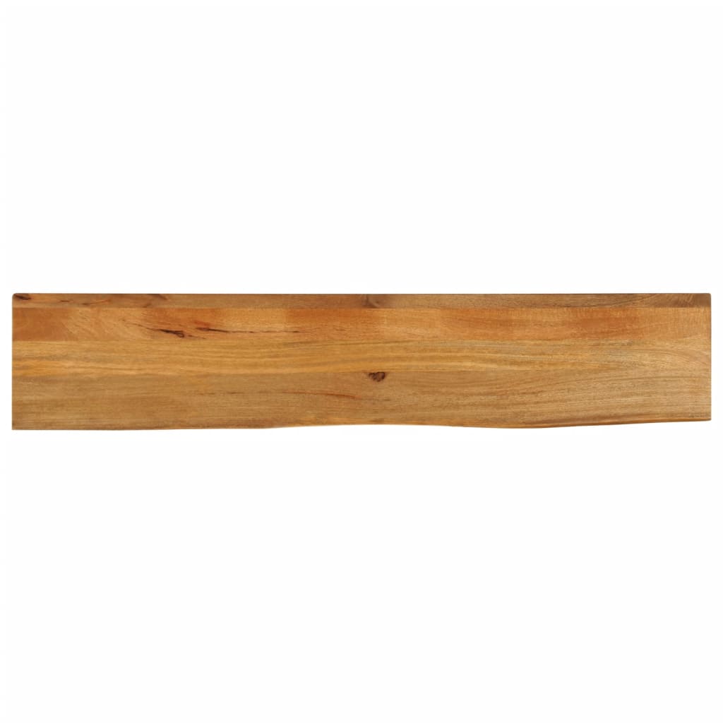 Tischplatte mit Baumkante 180x20x2,5 cm Massivholz Mango