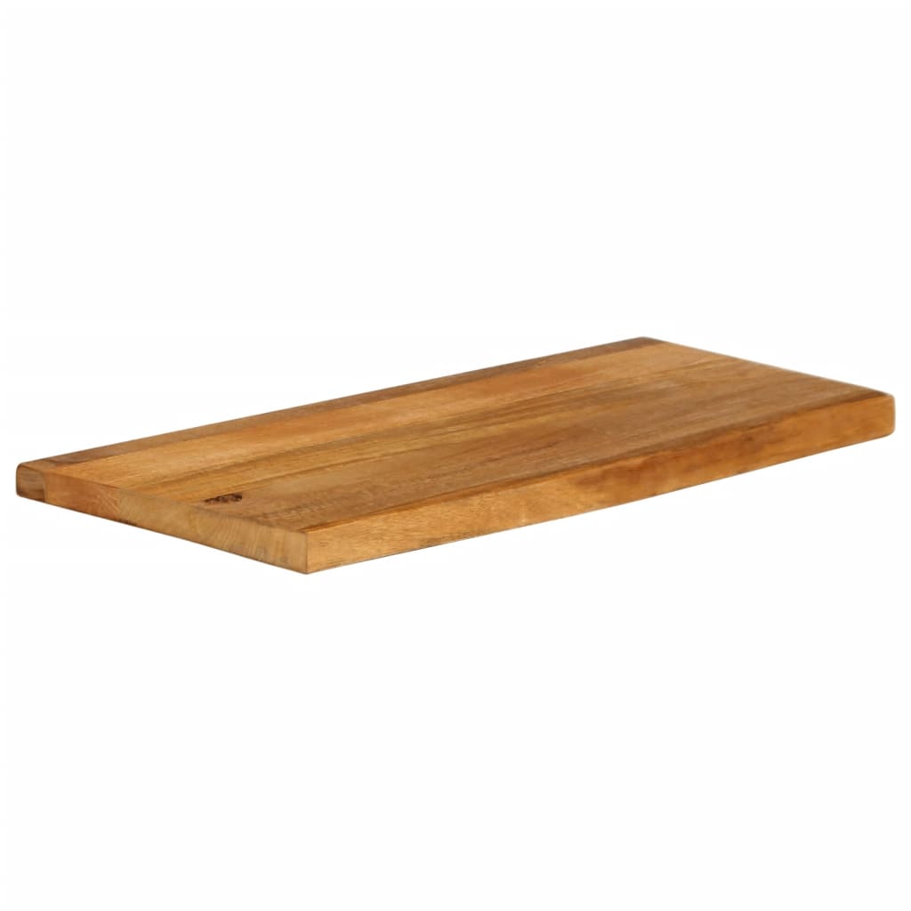 vidaXL Tafelblad met natuurlijke rand 90x40x2,5 cm massief mangohout afbeelding