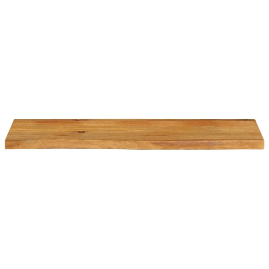 vidaXL Tafelblad met natuurlijke rand 100x40x2,5 cm massief mangohout bruin, foto 3