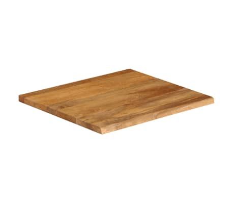 vidaXL Dessus de table &agrave; bord vivant 60x60x2,5 cm bois massif manguier