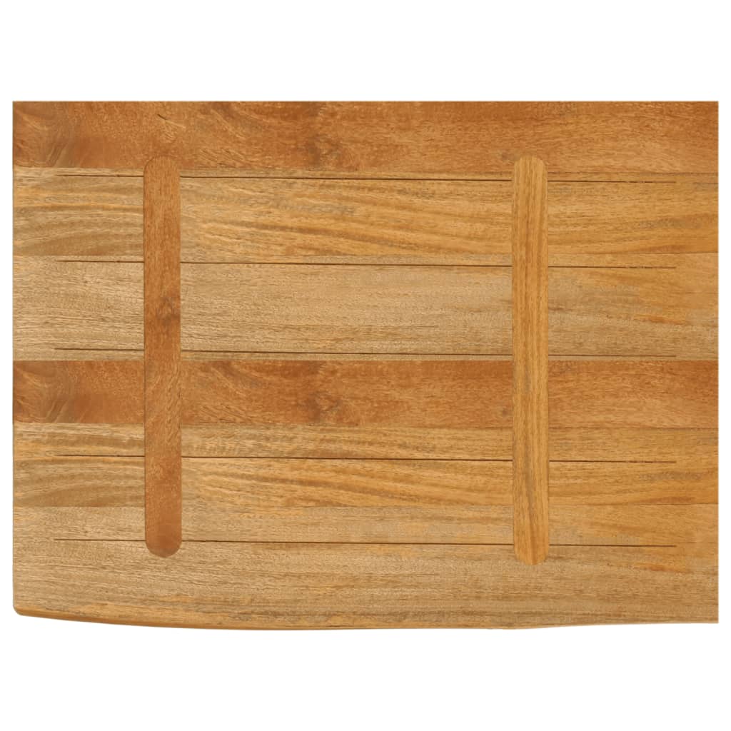 vidaXL Tafelblad met natuurlijke rand 80x60x2,5 cm massief mangohout bruin, foto 4