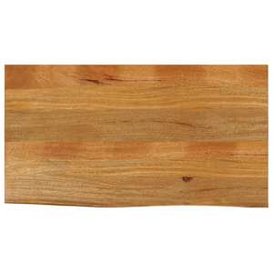 Mizna ploš?a z naravnim robom 120x60x2,5 cm trden mangov les