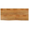 vidaXL lauaplaat, naturaalse servaga, 140 x 60 x 2,5 cm, mangopuit
