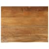vidaXL lauaplaat, naturaalse servaga, 100 x 80 x 2,5 cm, mangopuit