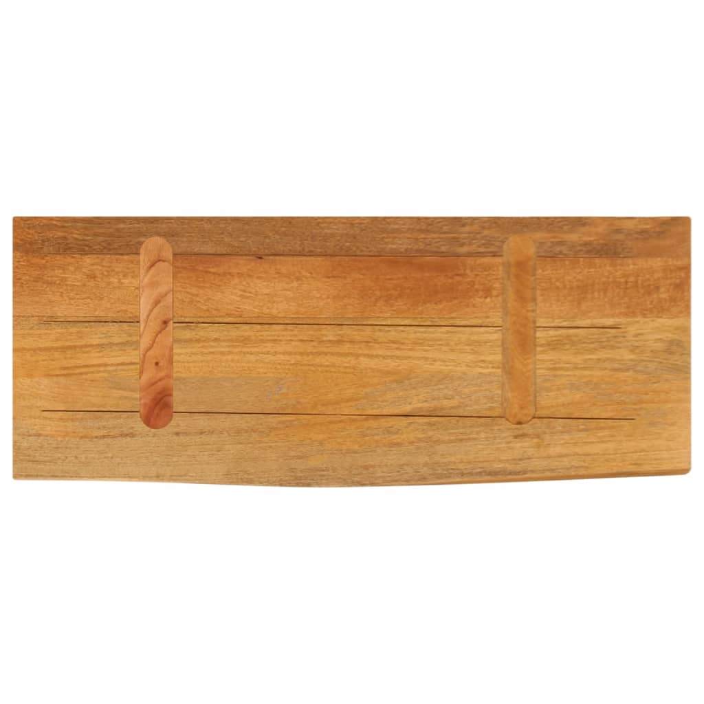 vidaXL Tafelblad met natuurlijke rand 70x20x3,8 cm massief mangohout bruin, foto 4