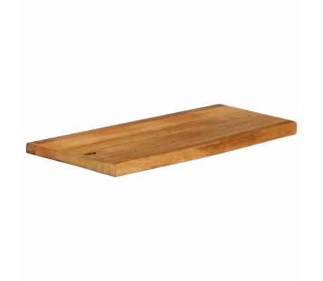 vidaXL Dessus de table &agrave; bord vivant 80x20x3,8 cm bois massif manguier