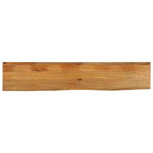 Mizna ploš?a z naravnim robom 140x20x3,8 cm trden mangov les