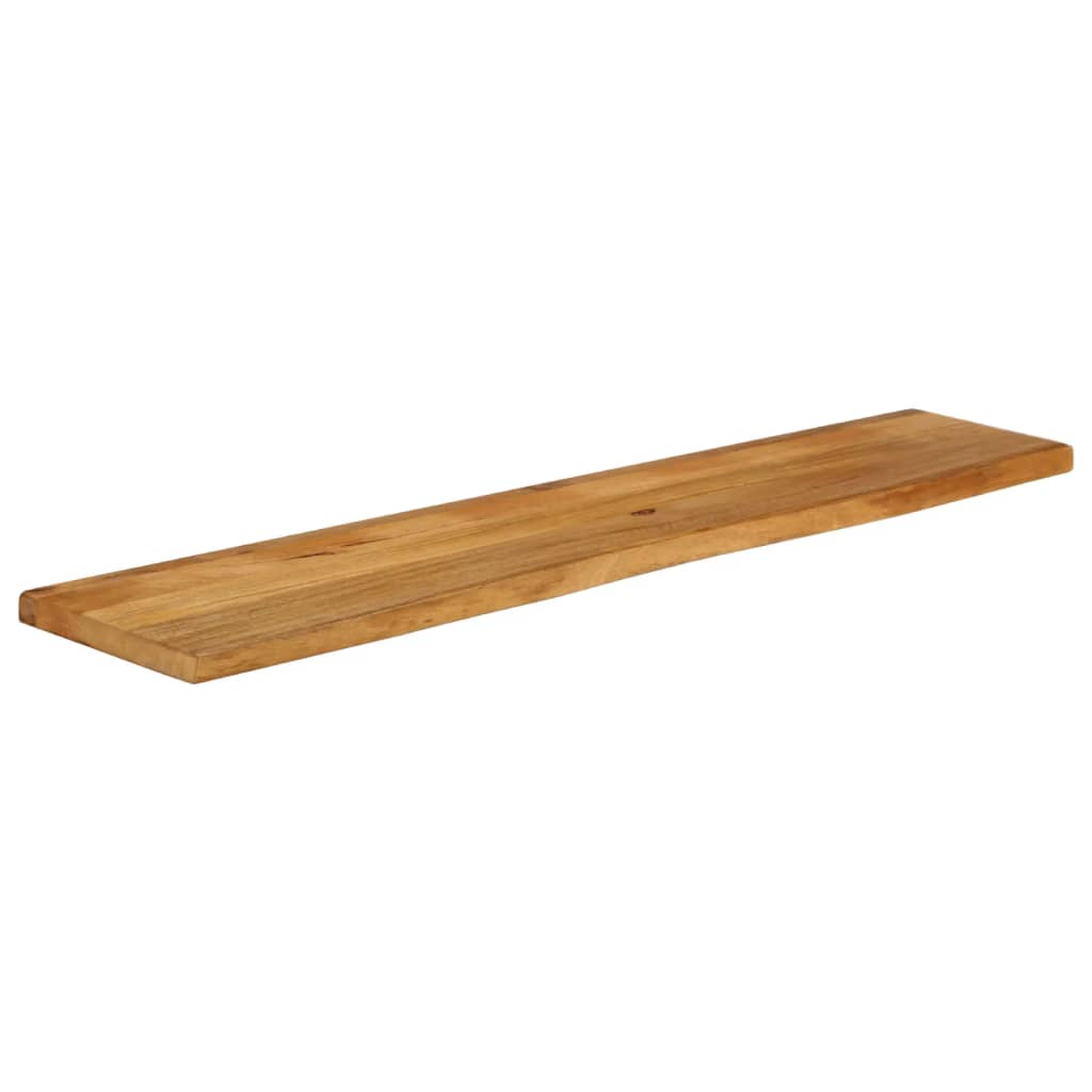 vidaXL Tafelblad met natuurlijke rand 160x20x3,8 cm massief mangohout afbeelding