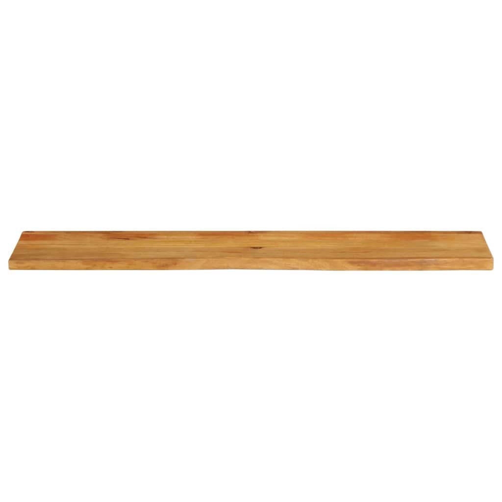 vidaXL Tafelblad met natuurlijke rand 160x20x3,8 cm massief mangohout bruin, foto 2