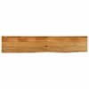 vidaXL lauaplaat, naturaalse servaga, 180 x 20 x 3,8 cm, mangopuit