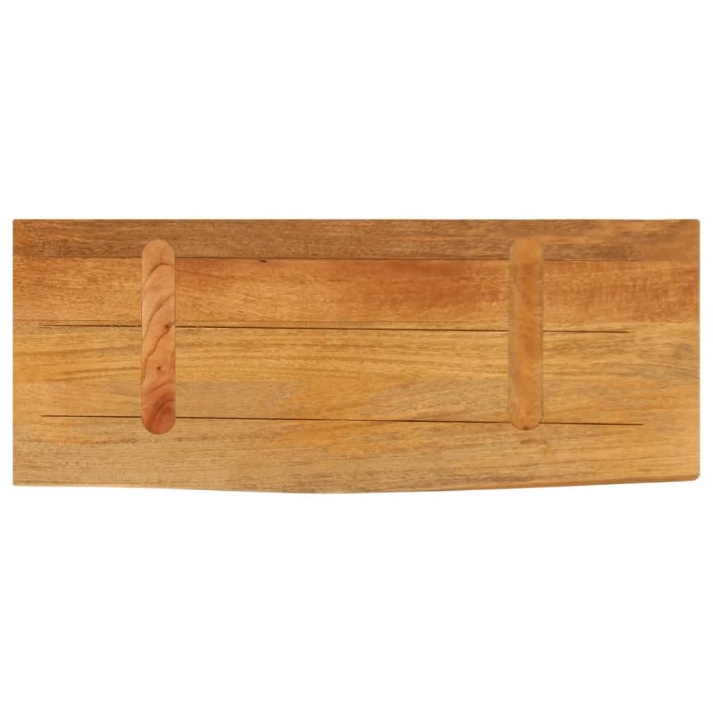 vidaXL Tafelblad met natuurlijke rand 70x30x3,8 cm massief mangohout bruin, foto 4