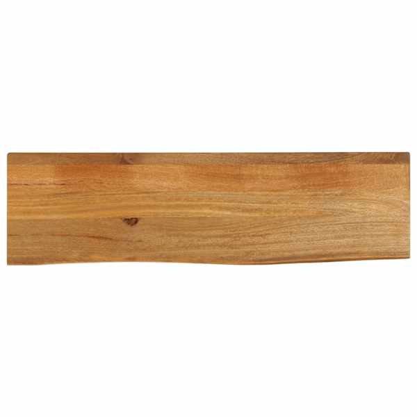 vidaXL lauaplaat, naturaalse servaga, 120 x 40 x 3,8 cm, mangopuit
