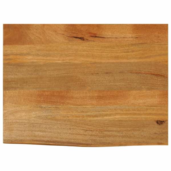 vidaXL lauaplaat, naturaalse servaga, 70 x 60 x 3,8 cm, mangopuit