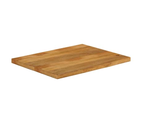 vidaXL Επιφάνεια Τραπεζιού 80x60x3,8 εκ. Live Edge Μασίφ Ξύλο Μάνγκο