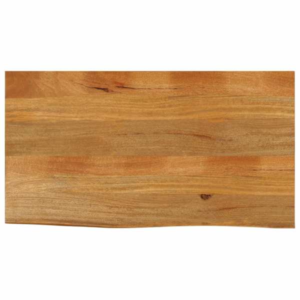 vidaXL lauaplaat, naturaalse servaga, 100 x 60 x 3,8 cm, mangopuit