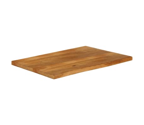 vidaXL Επιφάνεια Τραπεζιού 120x60x3,8 εκ. Live Edge Μασίφ Ξύλο Μάνγκο