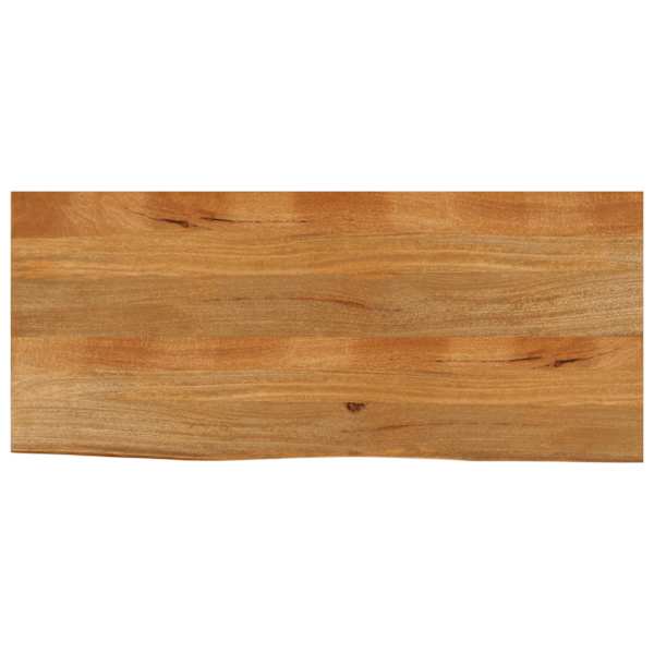 vidaXL lauaplaat, naturaalse servaga, 140 x 60 x 3,8 cm, mangopuit