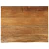 vidaXL lauaplaat, naturaalse servaga, 110 x 80 x 3,8 cm, mangopuit