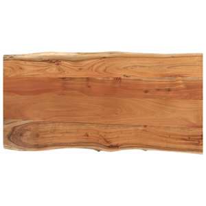 Stolní deska 80x40x2,5 cm obdélník masivní akácie živá hrana - obrázek 3