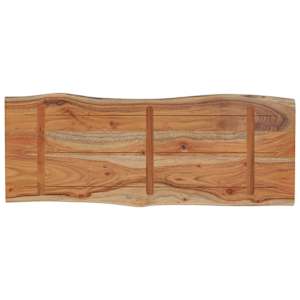 Stolní deska 90x40x2,5 cm obdélník masivní akácie živá hrana - obrázek 4