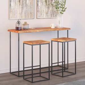 Namizna plošča 120x40x2,5 cm pravokotna akacija naraven rob