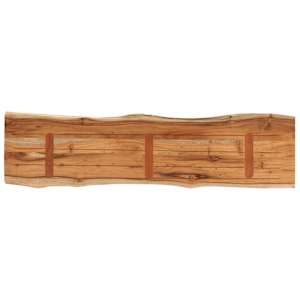 Stolní deska 160x40x2,5 cm obdélník masivní akácie živá hrana - obrázek 4
