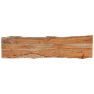 Stolní deska 180x40x2,5 cm obdélník masivní akácie živá hrana - obrázek 3
