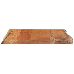 Stolní deska 60 x 60 x 2,5 cm čtverec masivní akácie živá hrana - obrázek 6
