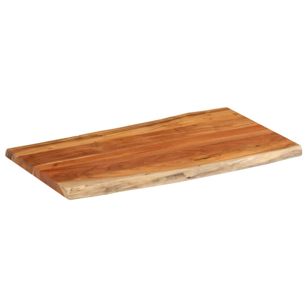 vidaXL Blat masă, 100x60x2,5 cm dreptunghiular lemn acacia margine vie