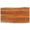 vidaXL lauaplaat 120x60x2,5 cm ristk&uuml;lik akaatsiapuit naturaalne serv