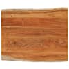 vidaXL lauaplaat 100x80x2,5 cm ristk&uuml;lik akaatsiapuit naturaalne serv