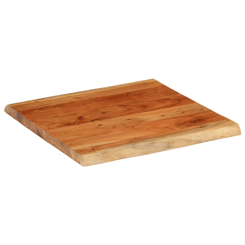 vidaXL Tafelblad vierkant natuurlijke rand 40x40x3,8 cm acaciahout afbeelding