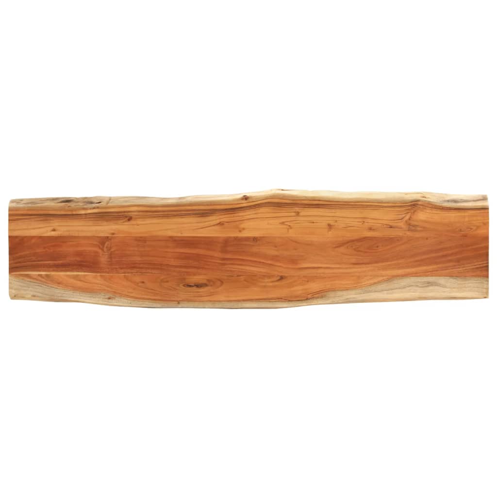 vidaXL Blat masă 180x40x3,8 cm dreptunghiular lemn acacia margine vie