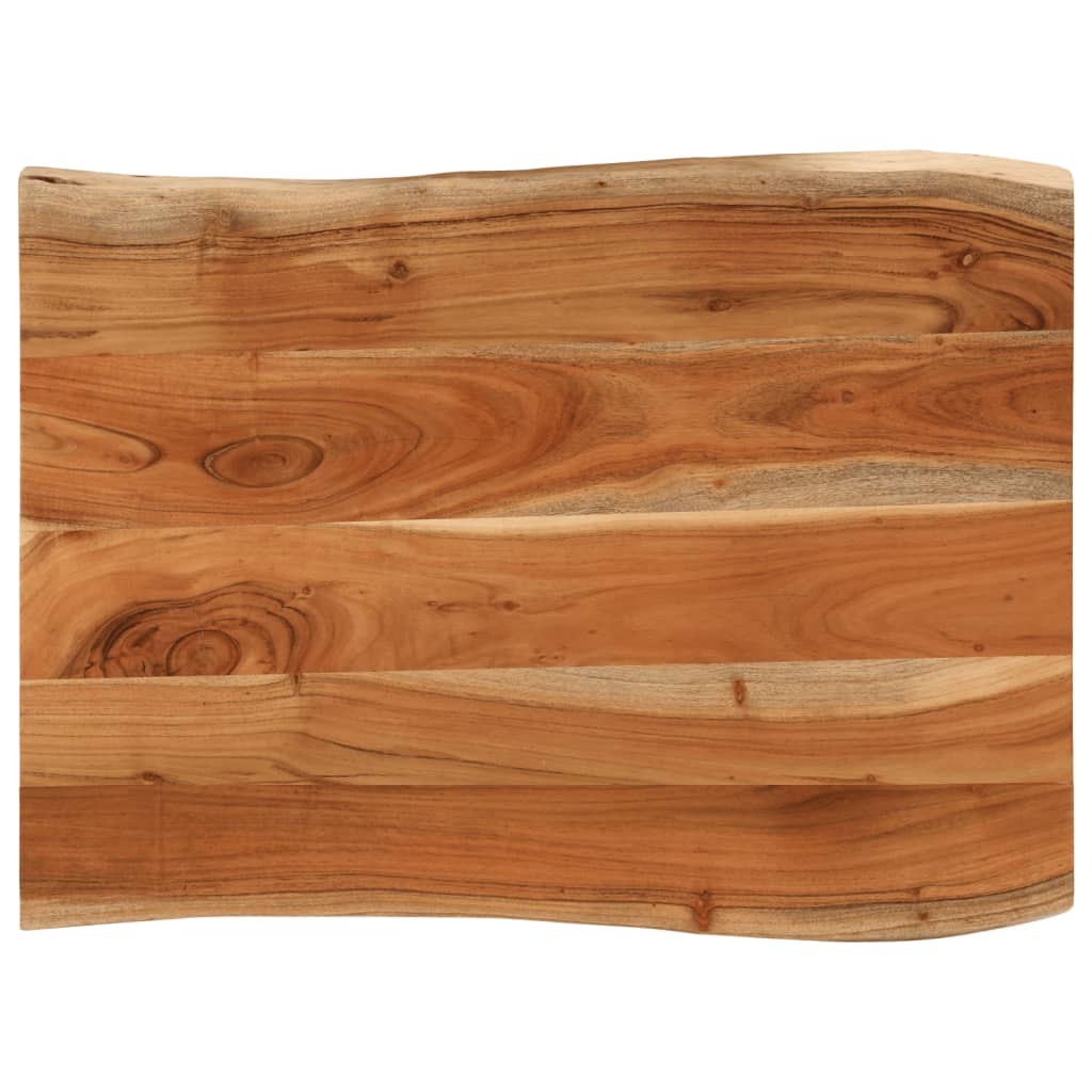 vidaXL Blat masă, 70x60x3,8 cm, dreptunghiular lemn acacia margine vie