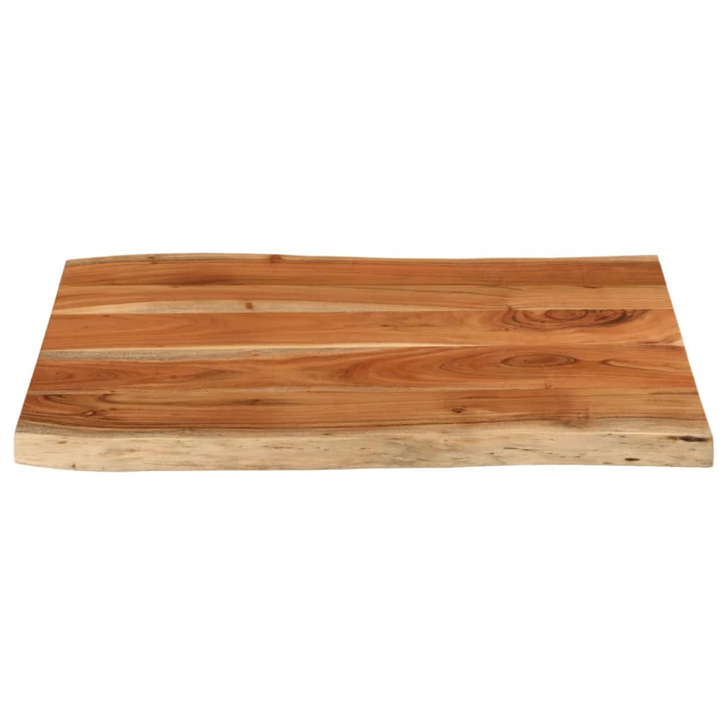 vidaXL Tafelblad rechthoekig natuurlijke rand 80x60x3,8 cm acaciahout bruin, foto 3