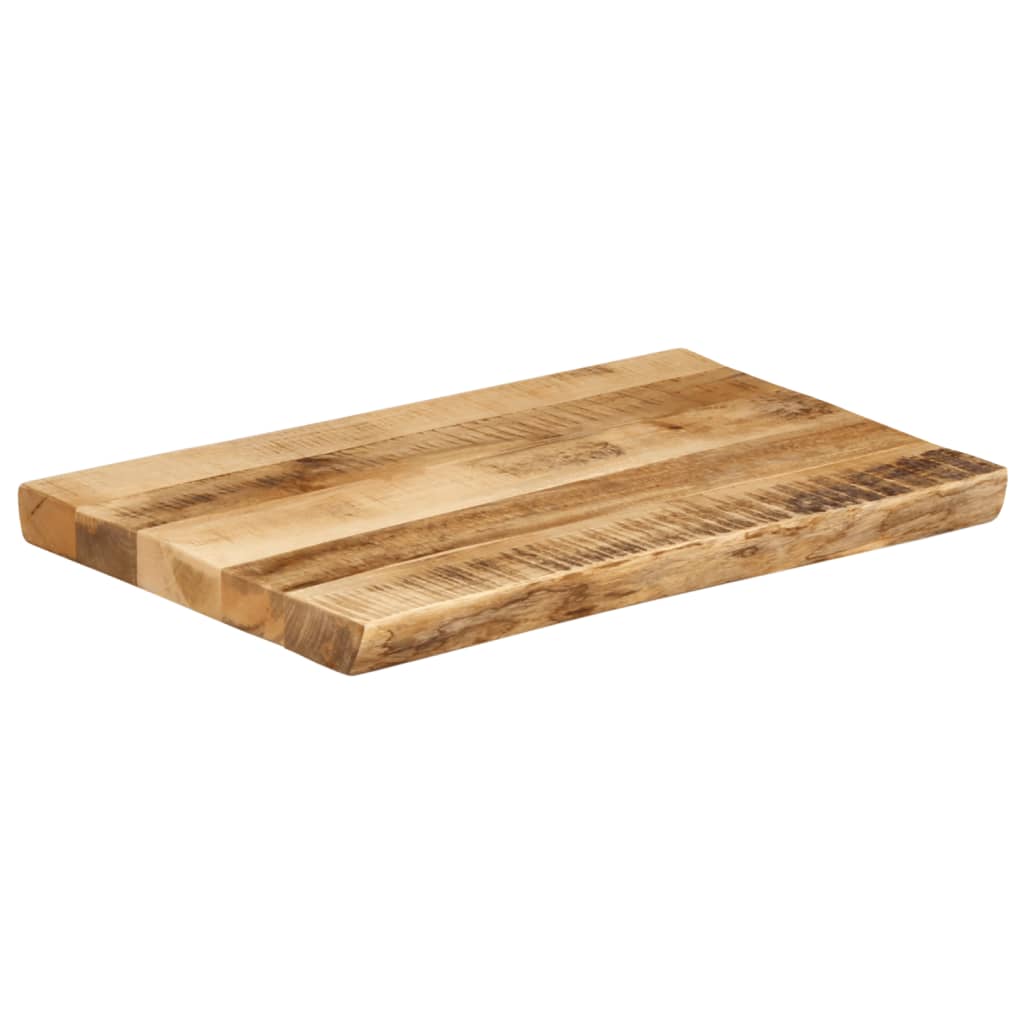 vidaXL Tafelblad met natuurlijke rand 50x40x2,5 cm massief mangohout afbeelding