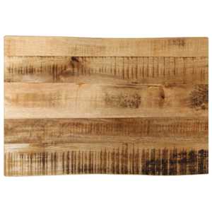 Stolní deska živá hrana 60x40x2,5 cm masivní hrubý mangovník - obrázek 1