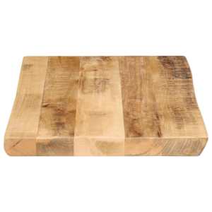 Stolní deska živá hrana 60x40x2,5 cm masivní hrubý mangovník - obrázek 4