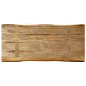 Stolní deska živá hrana 80x40x2,5 cm masivní hrubý mangovník - obrázek 5