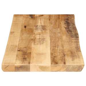 Stolní deska živá hrana 90x40x2,5 cm masivní hrubý mangovník - obrázek 4