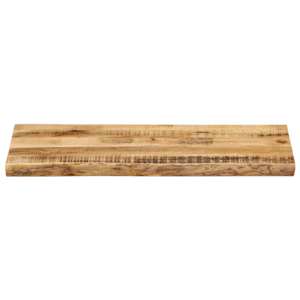 Stolní deska živá hrana 100x40x2,5 cm masivní hrubý mangovník - obrázek 3