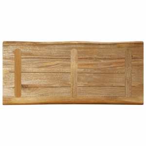 Stolní deska živá hrana 100x40x2,5 cm masivní hrubý mangovník - obrázek 5
