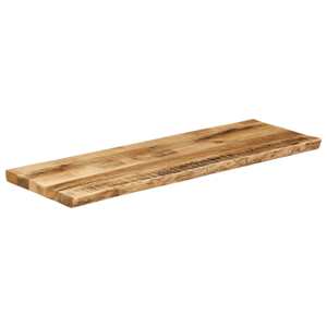 Stolní deska živá hrana 110x40x2,5 cm masivní hrubý mangovník - obrázek 2
